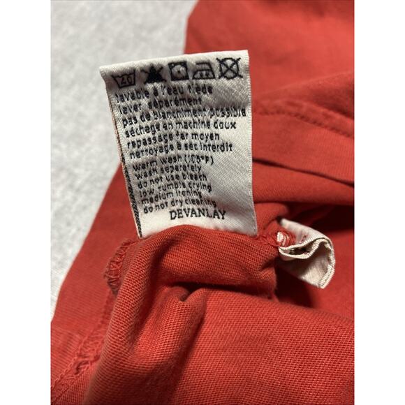 Lacoste T Shirt Mens 9 XXXXL Red Pima Cotton Minimalist Crew Tennis Preppy - Picture 7 of 10